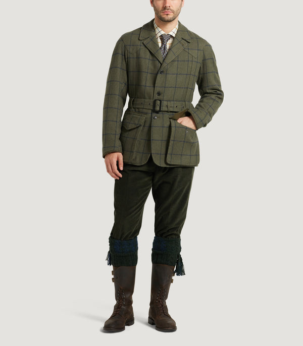 Purdey Men's Tweed Norfolk Jacket In Rannoch