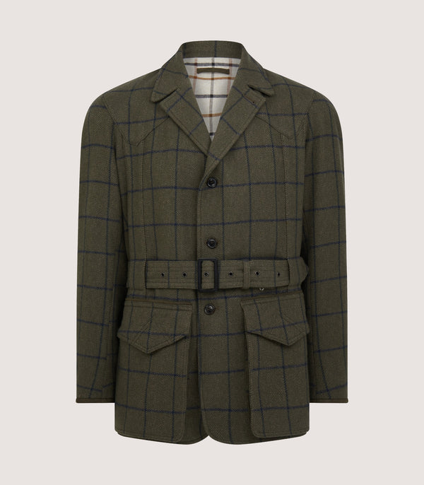 purdey Men's Tweed Norfolk Jacket In Rannoch