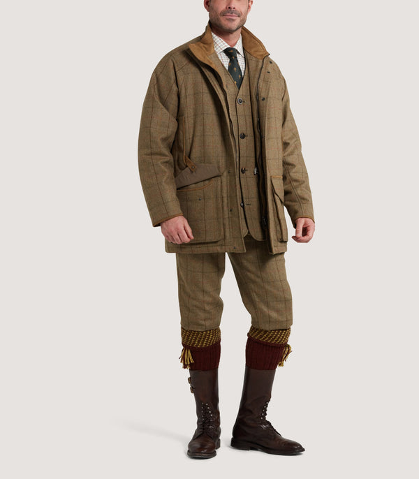 Purdey Men's Tweed Raglan Field Coat In Morar