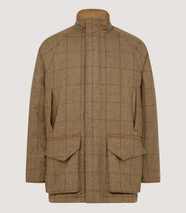 purdey Men's Tweed Raglan Field Coat in Morar