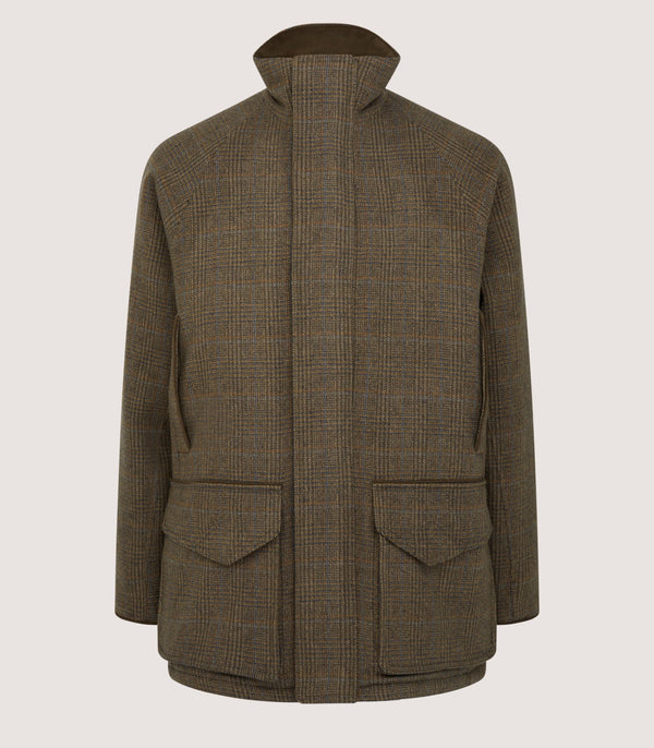 purdey Men's Tweed Raglan Field Coat in Morlich