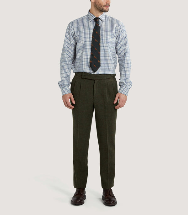 Purdey Men's Tweed Shooting Trousers In Alum