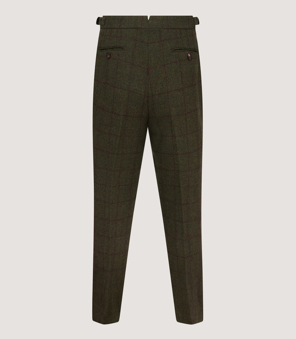 Purdey Men's Tweed Shooting Trousers In Alum