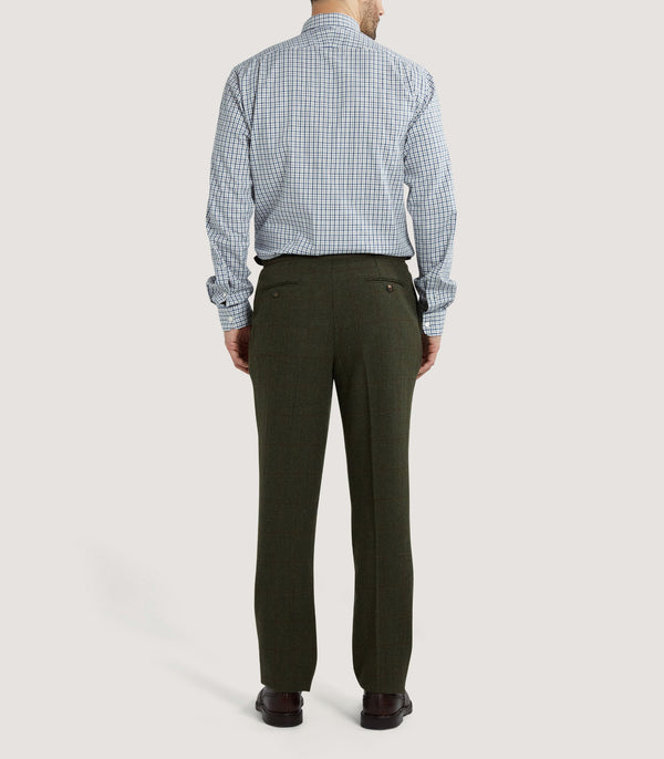 Purdey Men's Tweed Shooting Trousers In Alum