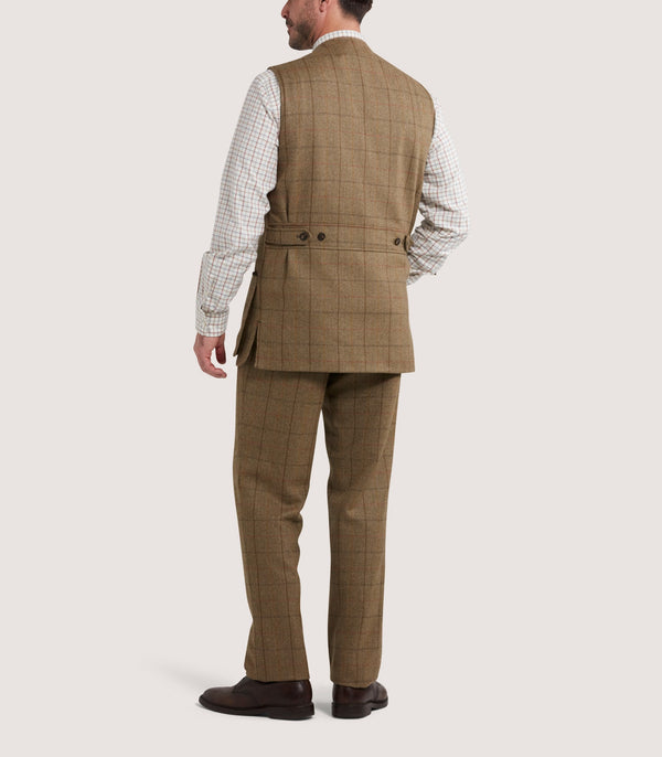 Purdey Men's Tweed Sporting Vest In Morar