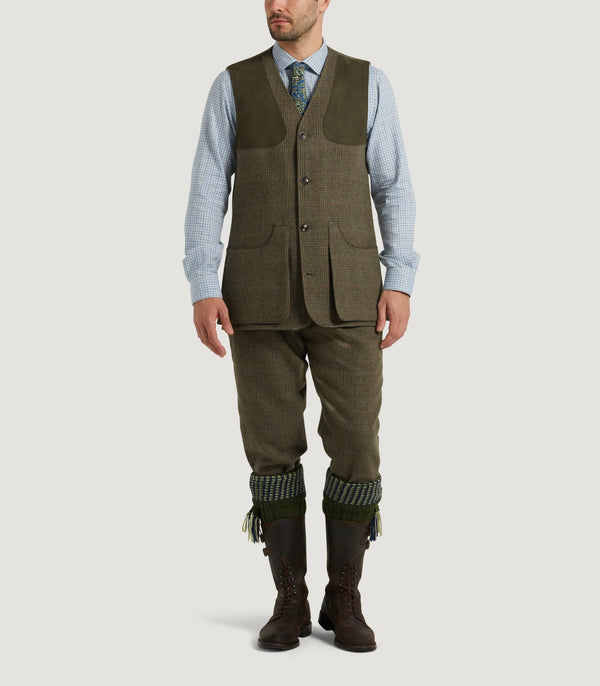 Purdey Men's Tweed Sporting Vest In Morlich