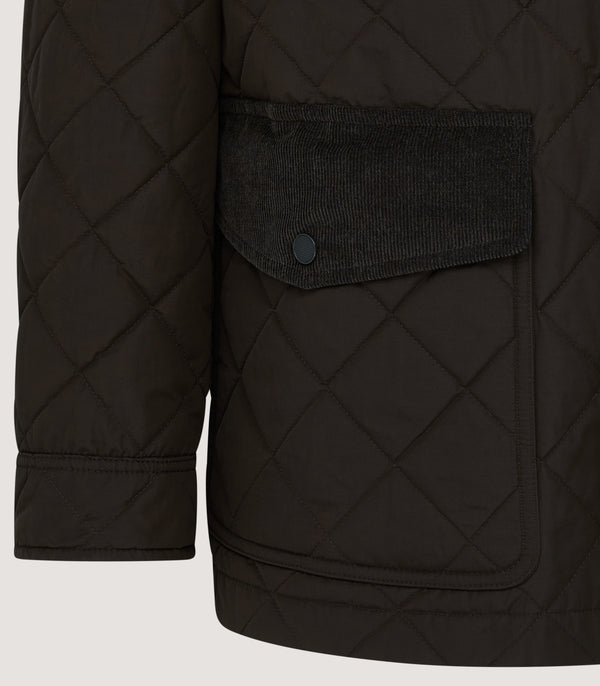 Purdey Men's Winchester Quilted Jacket In Walnut