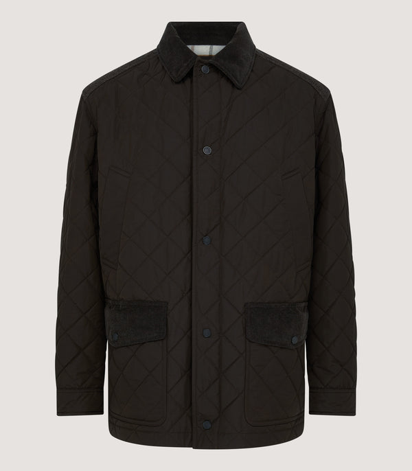purdey Men's Winchester Quilted Jacket in Walnut