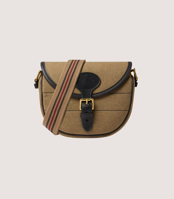 Purdey Nettle Canvas Cartridge Bag In Moss Green