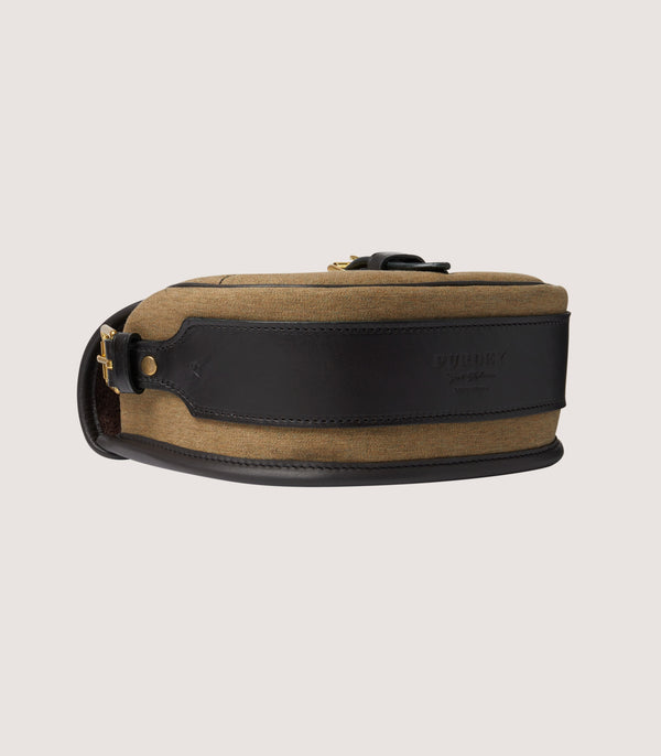 Purdey Nettle Canvas Cartridge Bag In Moss Green