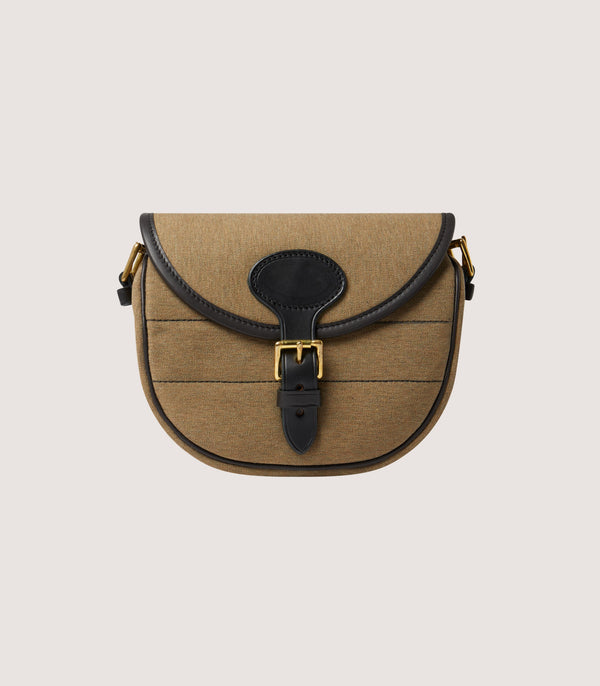 purdey Nettle Canvas Cartridge Bag In Moss Green