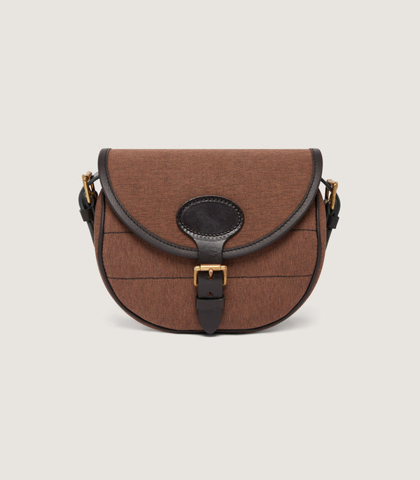 purdey Nettle Canvas Cartridge Bag In Walnut