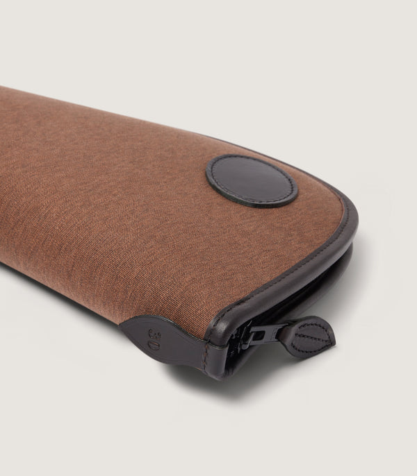 Purdey Nettle Canvas Gun Cover In Walnut