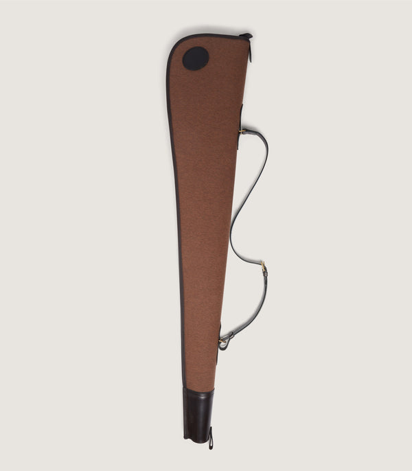 purdey Nettle Canvas Gun Cover In Walnut