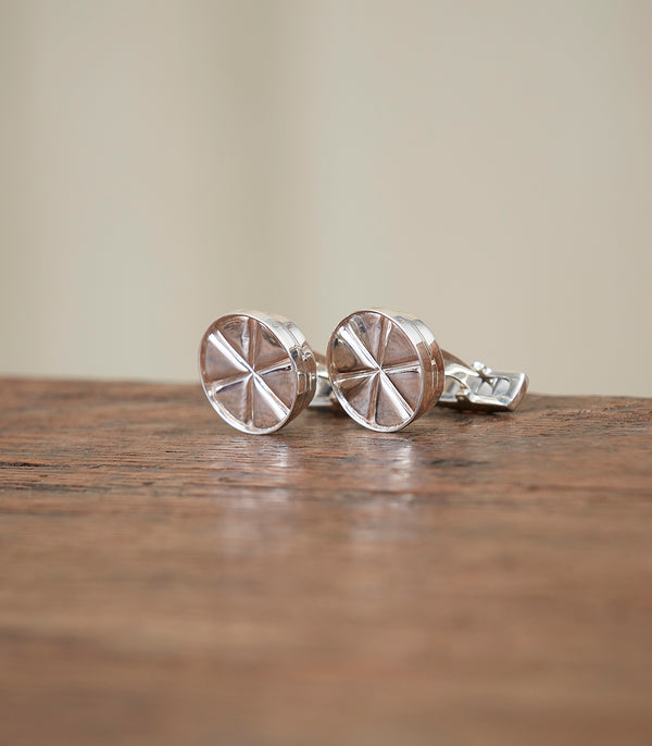 Purdey Opening Cartridge Cufflinks In Silver