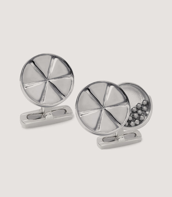 purdey Opening Cartridge Cufflinks In Silver