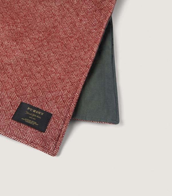 Purdey Outdoor Backed Blanket With Leather Carrier