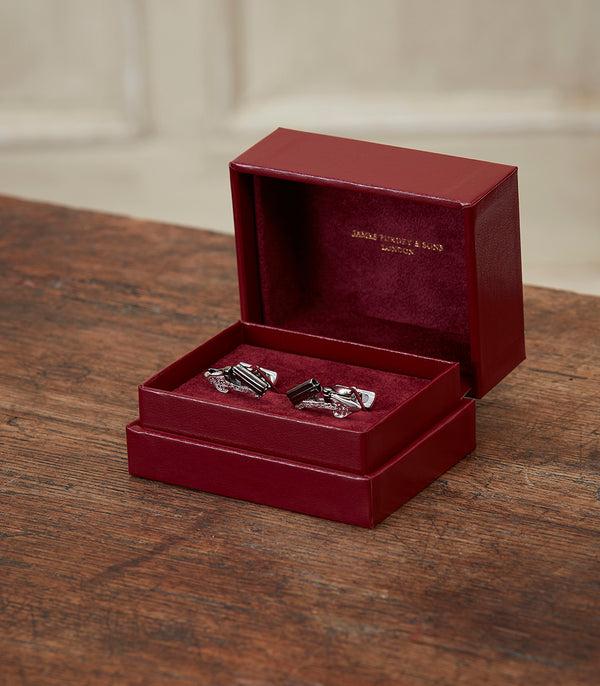 Purdey Over-And-Under Silver Cufflinks In Silver