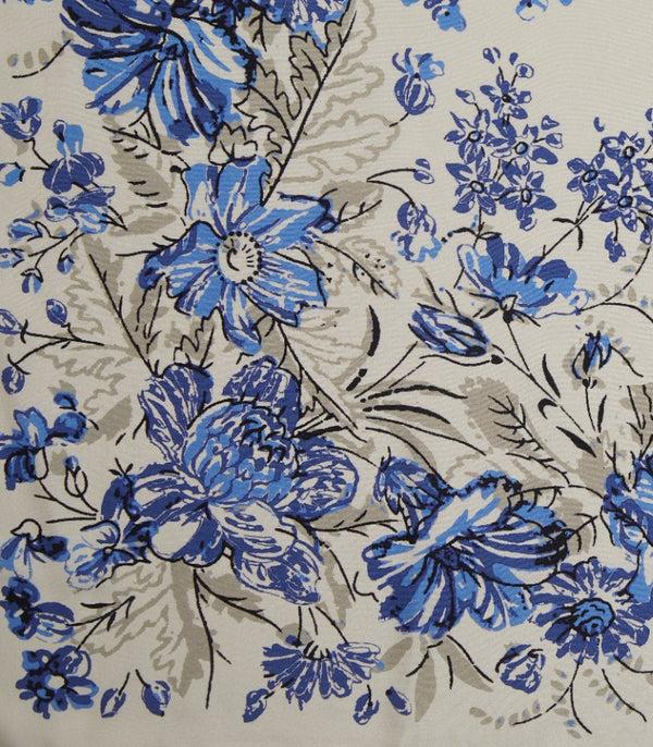 Purdey Purdey Floral Scarf In Taupe