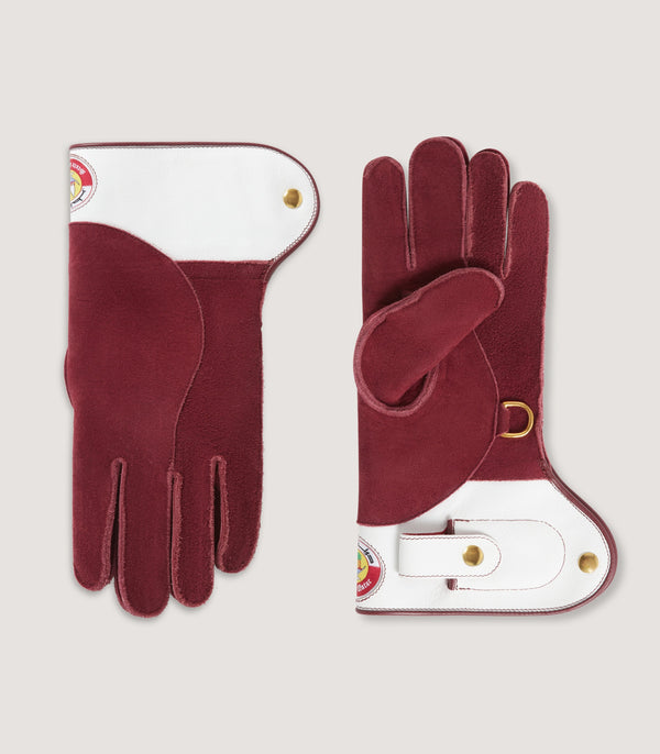 purdey Qatar Flag Falconry Glove with Knife Pocket