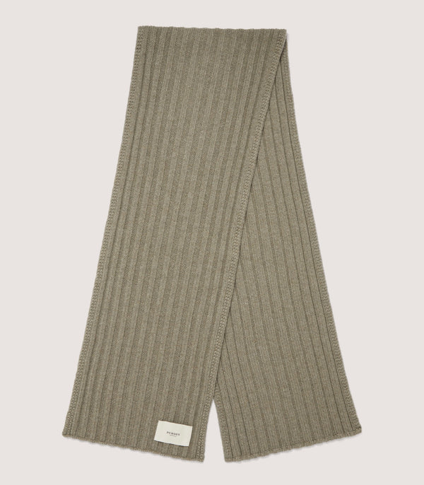 purdey Ribbed Chunky Scarf in Sage