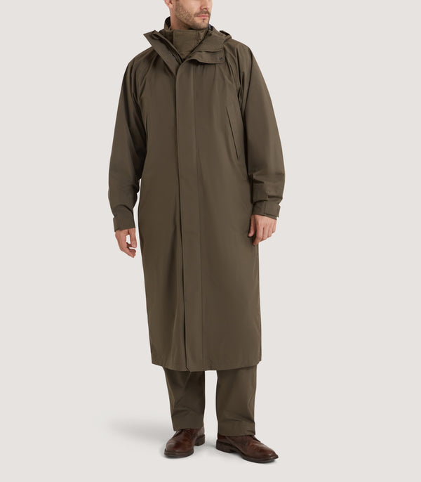 Purdey Stafford Lightweight Packable Cape In Drab