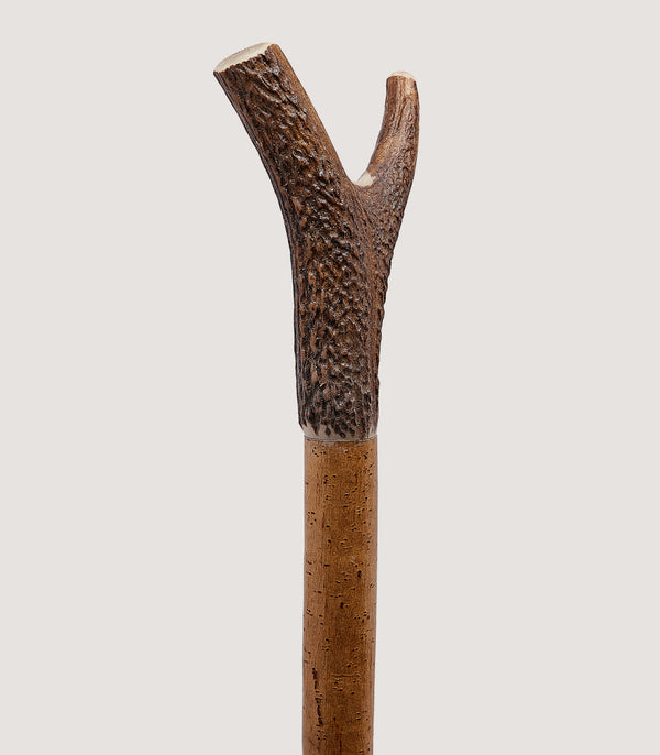 Purdey Staghorn Thumbstick In Natural