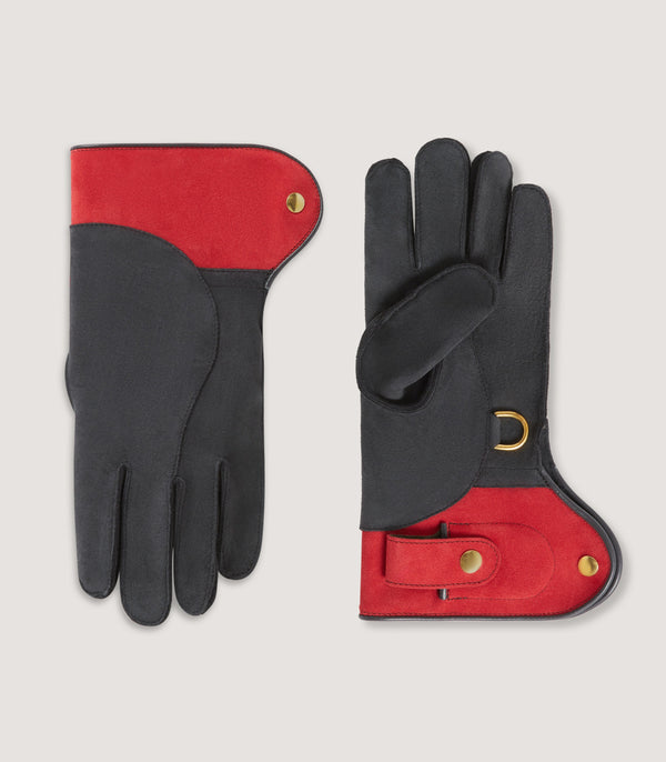 purdey Two Colour Falconry Glove - Knife Pocket
