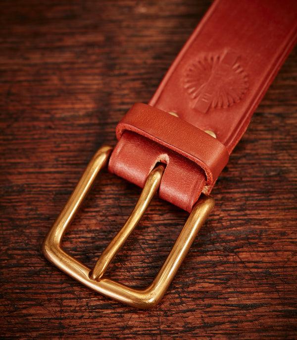 Purdey Unlined Bridle Leather Belt In London Tan
