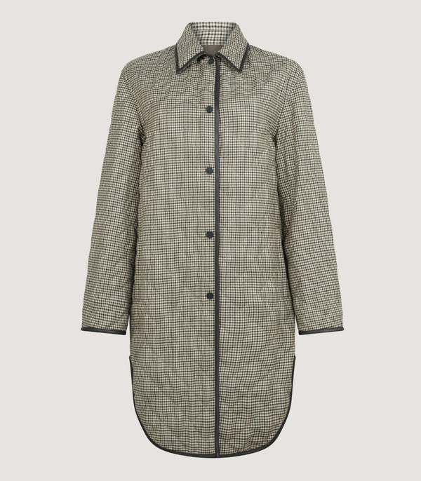 purdey Women's Abbot Quilted Jacket in Khaki Green