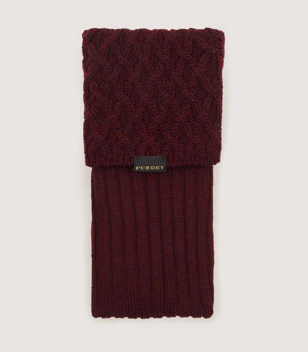 purdey Women's Aberdeen Sock In Audley Red