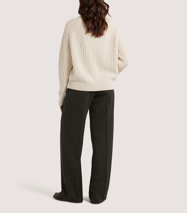 Purdey Women's Annabel Roll Neck In Ivory