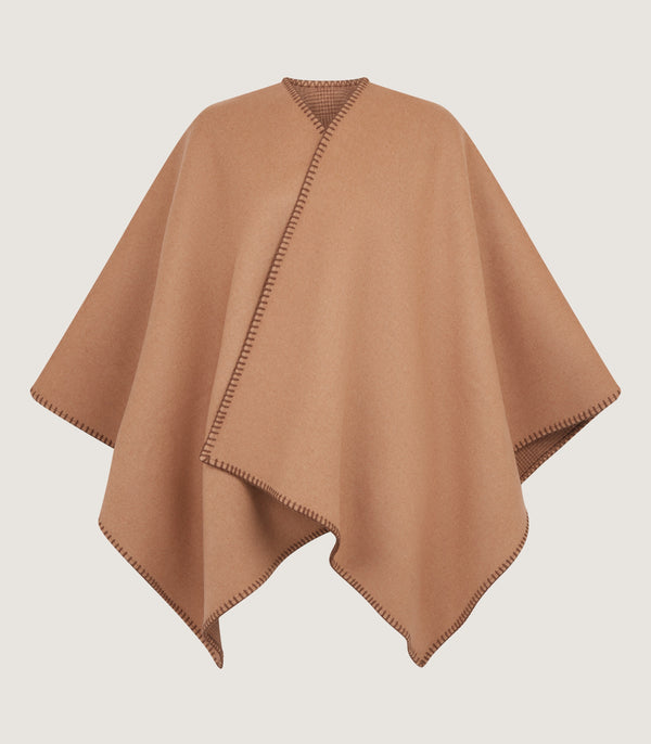 purdey Women's Camel Welbeck Poncho