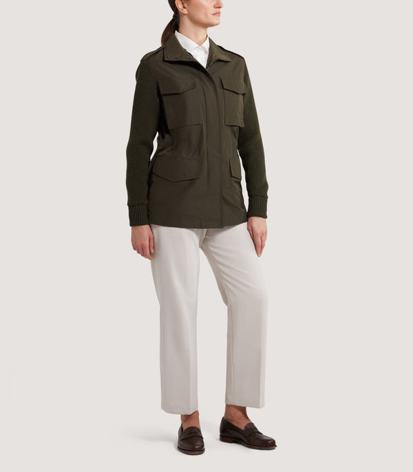 Purdey Women's Chillingham Knitted Jacket In Loden