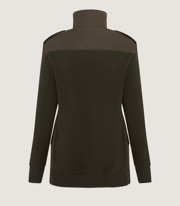 Purdey Women's Chillingham Knitted Jacket In Loden