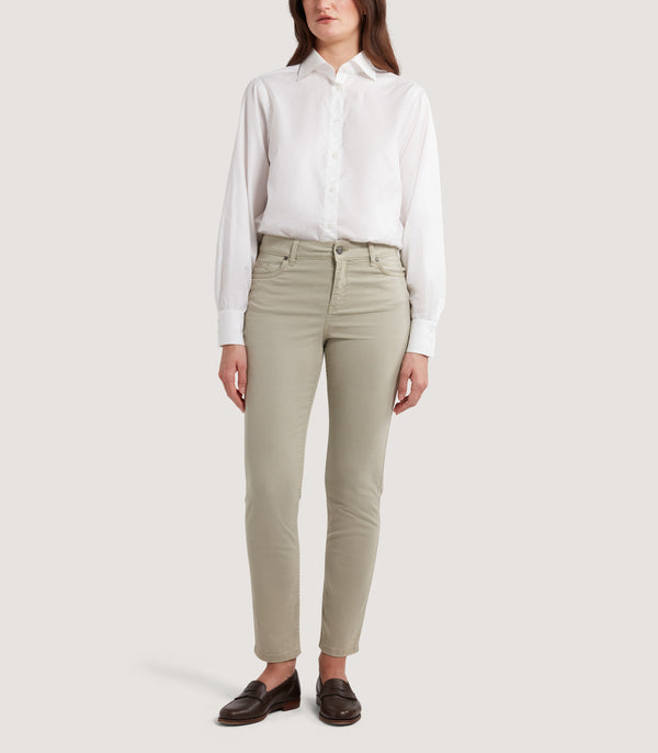 Purdey Women's Five Pocket Trouser In Stone