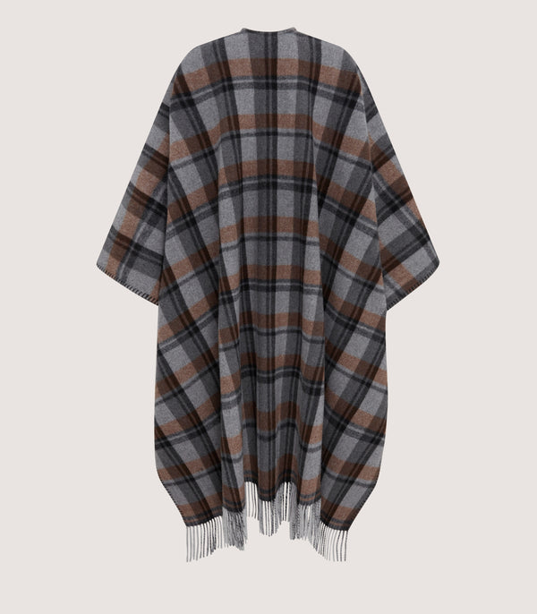 Purdey Women's Gun Club Check Reversible Poncho