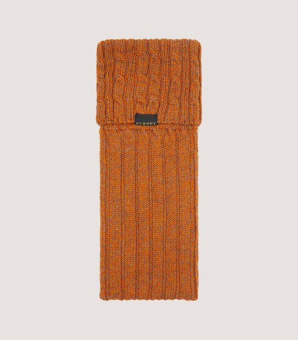 purdey Women's Harris Glen Sock In Antique Gold