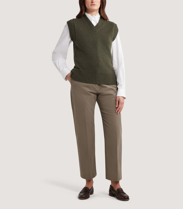 Purdey Women's Islay British Outdoor Vest In Loden