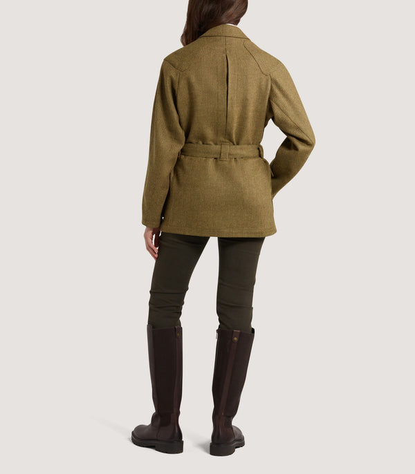 Purdey Women's Lightweight Norfolk Jacket In Moss