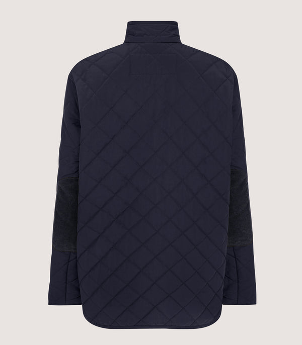 Purdey Women's Navy Quilted Purdey Jacket