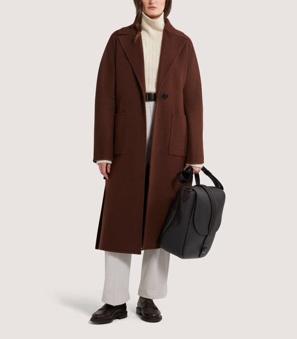 Purdey Women's Portman Coat In Dark Umber