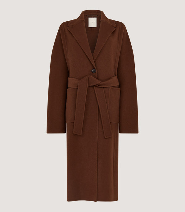 purdey Women's Portman Coat In Dark Umber