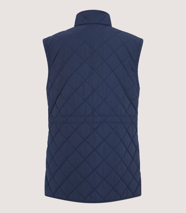 Purdey Women's Quilted Purdey Gilet In Navy