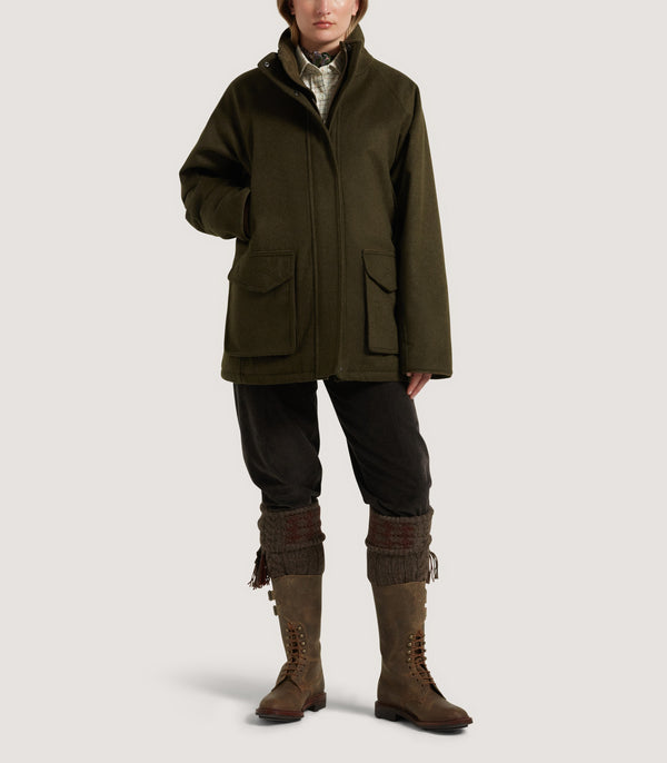 Purdey Women's Raglan Field Coat In Loden