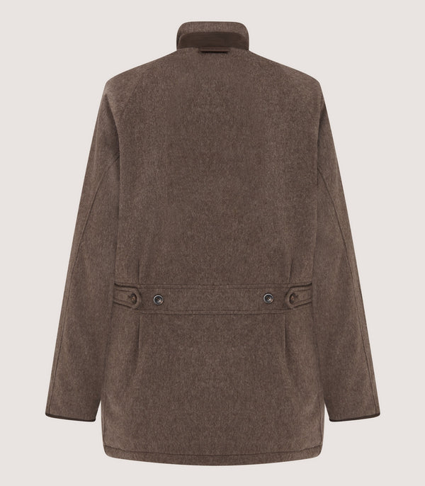Purdey Women's Raglan Field Coat In Taupe