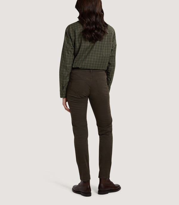 Purdey Women's Tattersall Shooting Shirt In Loden