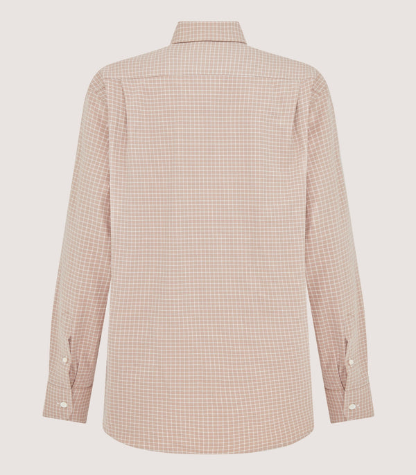Purdey Women's Tattersall Sporting Shirt In Rose