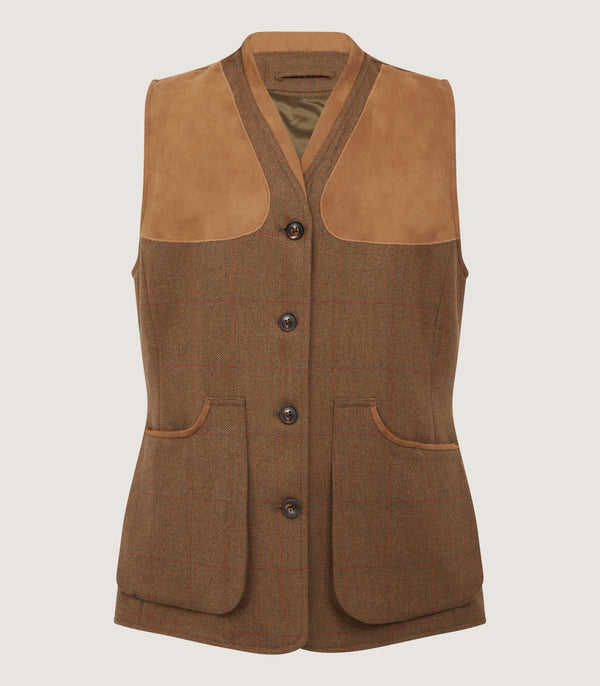 purdey Women's Tech Tweed Sporting Vest In Lomond