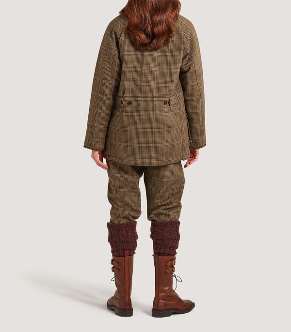 Purdey Women's Tom Purdey Raglan Tweed Field Coat